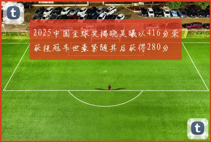 2025中国金球奖揭晓吴曦以416分荣获桂冠韦世豪紧随其后获得280分